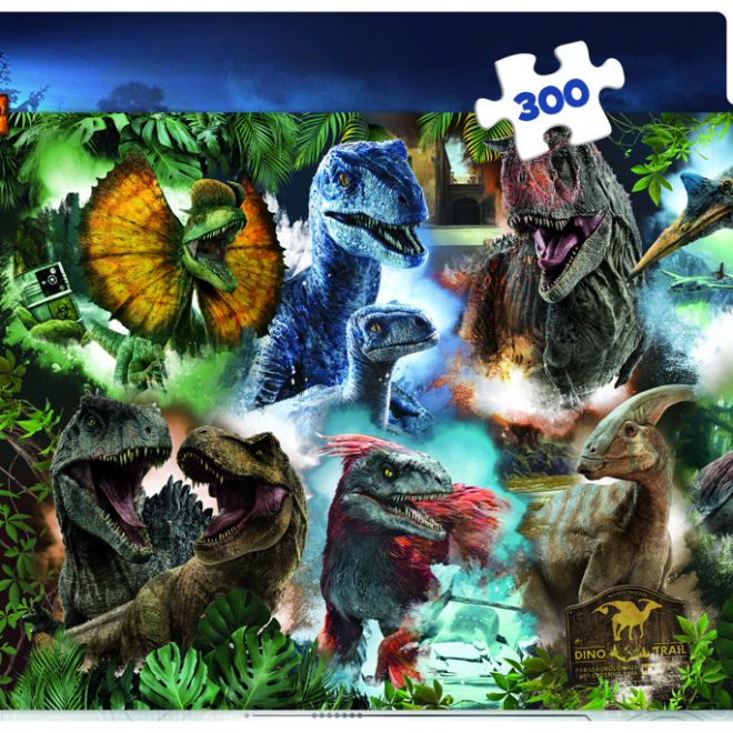 Puzzle - Oblíbení dinosauři 300 dílků