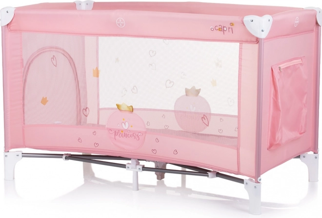 CHIPOLINO Postýlka cestovní Capri Princess Pink