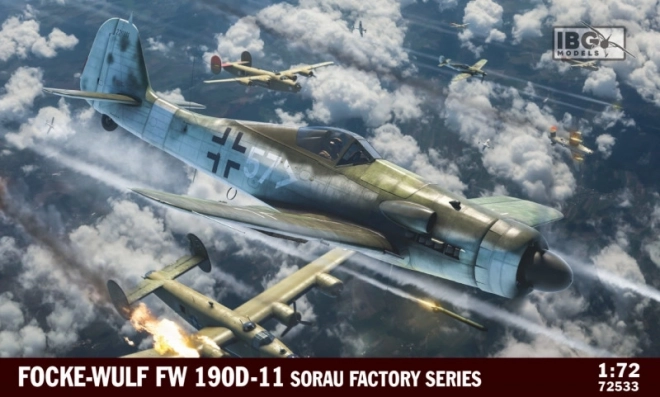 Plastikový model Fw 190 D11 Sorau Factory Series 1/72