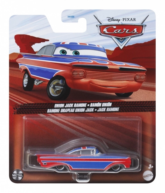 Auto Disney Pixar Cars s motivem Union Jack