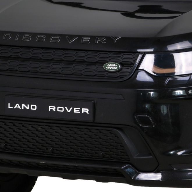 Land Rover Discovery Sport pro děti černý + dálkové ovládání + pomalý start + funkce kolébky + MP3 LED