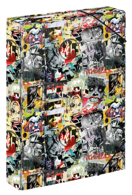BAAGL SET 5 Skate Batman Comics: batoh, penál, sáček, desky, peněženka