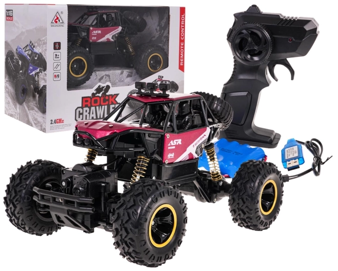 Crawler MONSTER ROCK R/C 1:16 – Červené