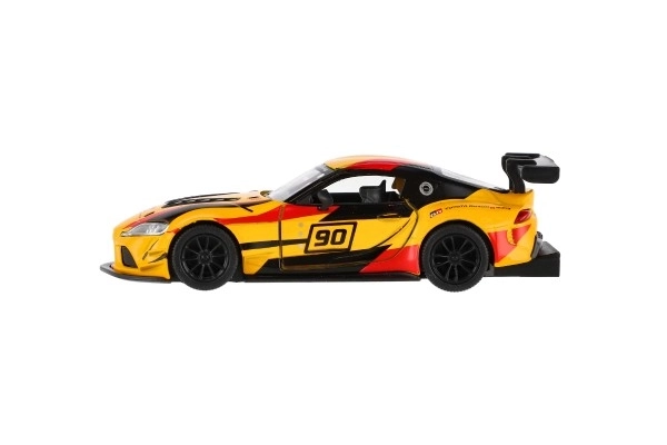 Auto Kinsmart Toyota GR Supra Racing kov 13 cm