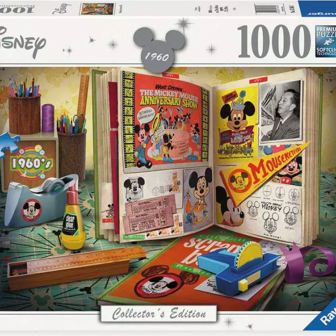 RAVENSBURGER Puzzle Disney: 1960 Mickeyho výročí 1000 dílků