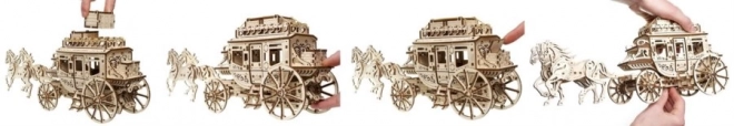 Ugears 3D puzzle - Dostavník 248 dílků