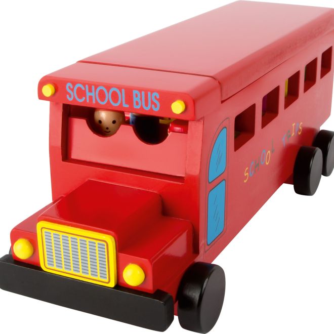 Small Foot Dřevěný školní  autobus