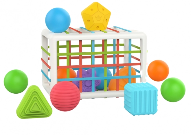 Flexibilní kostka Ball Sorter Figurky pro děti