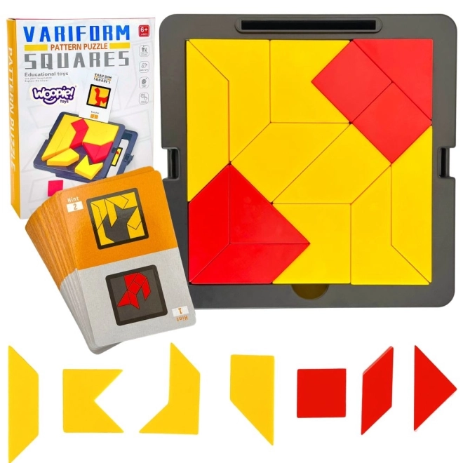 Woopie tangram logická hra kapesní trénink mozku