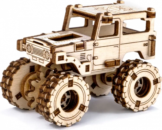 WOODEN CITY 3D puzzle Superfast Monster Truck 5