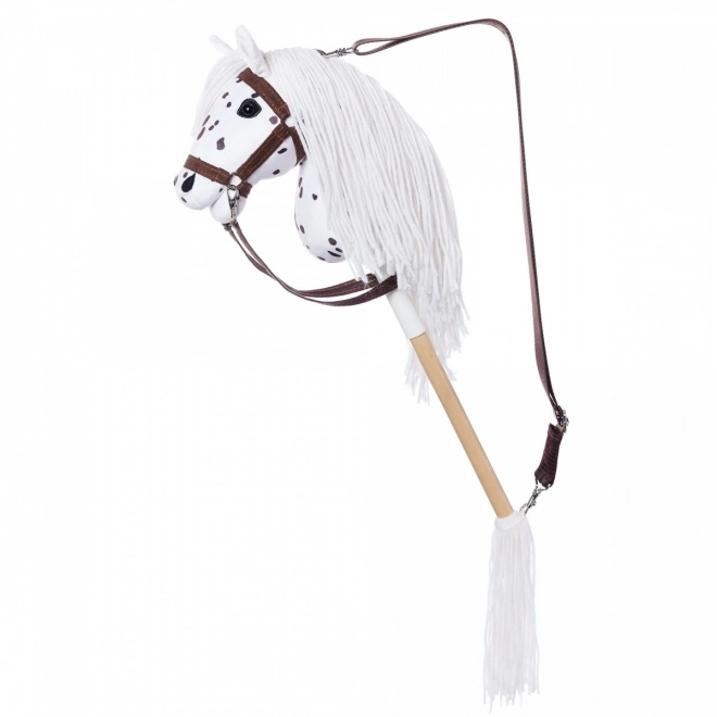 Hobby Horse HOPPIHORSE A4 Leopard - bílý