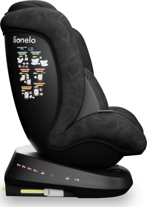 LIONELO Autosedačka Bastiaan One Isofix 0-36 kg – Black Onyx