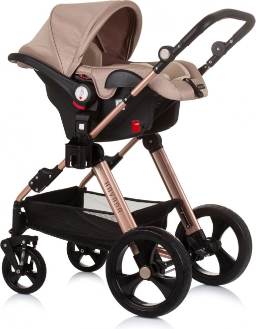 CHIPOLINO Autosedačka Havana i-Size 40-85cm, Golden Beige