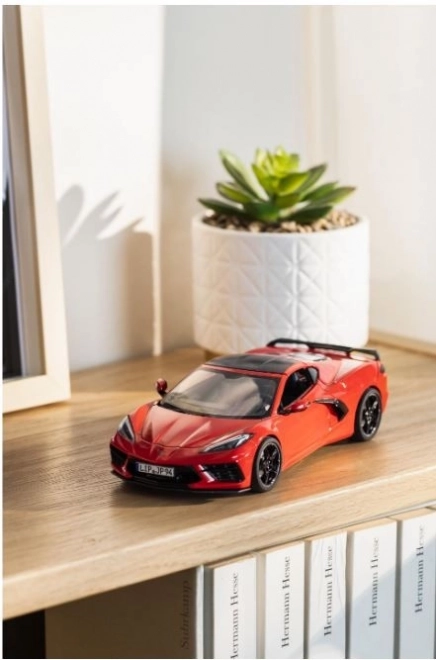 Plastikový model auta Corvette C8 Coupe 1/25