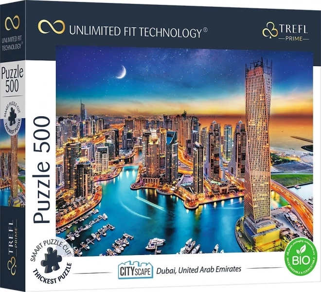 TREFL Puzzle UFT Cityscape: Dubai, Spojené arabské emiráty 500 dílků