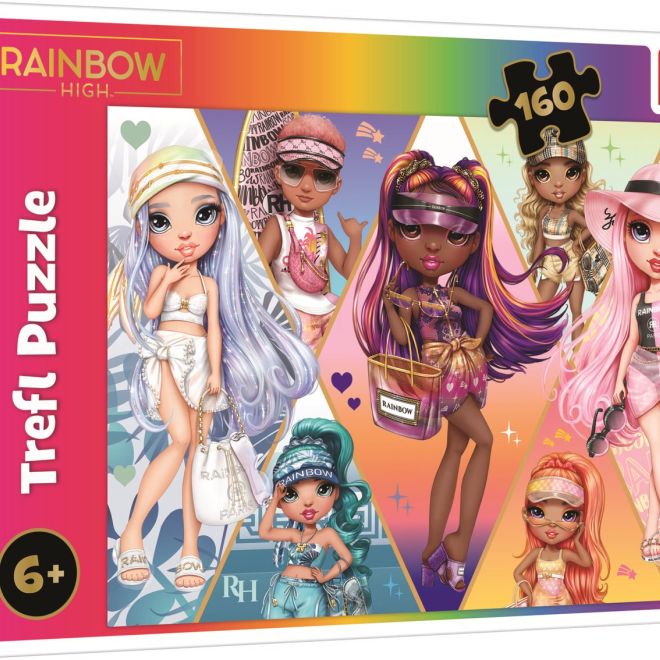 TREFL Puzzle Rainbow High: Šťastné kamarádky 160 dílků