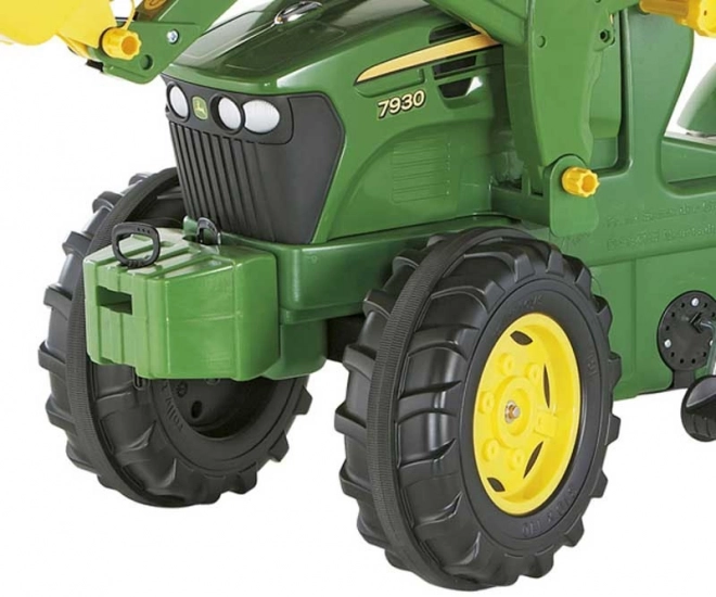Traktor na pedály John Deere s lžící