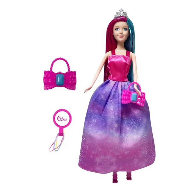 WOOPIE Sada 4 Magických Princezen - Box Panenek 4v1 s Doplňky