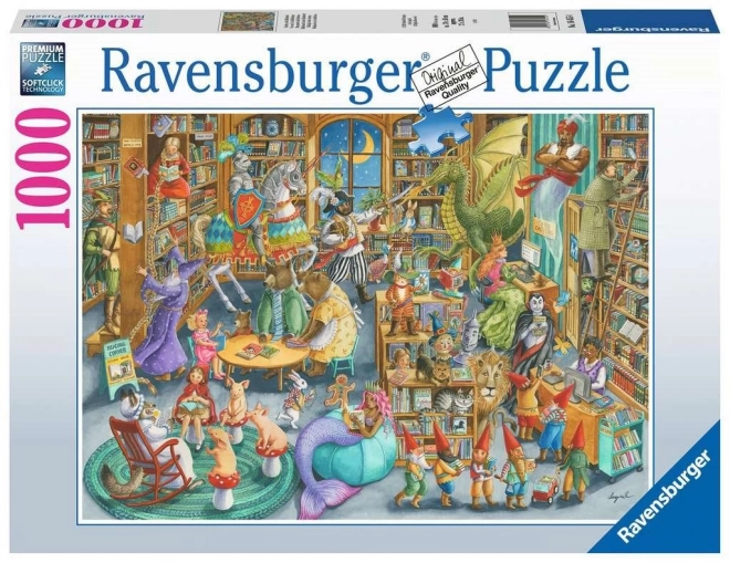 Puzzle 1000 dílků Sever v knihovně