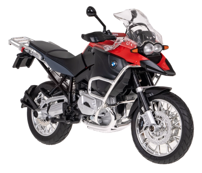 Kovový motocykl BMW R1200GS 1:9 RASTAR – Červený