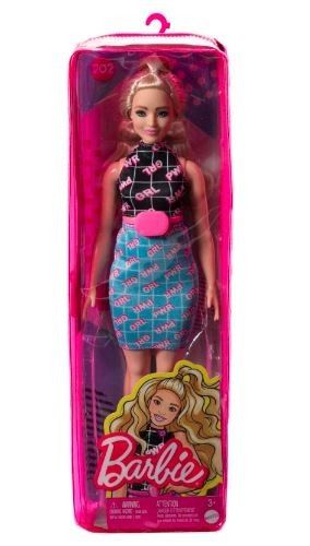Kulatá panenka Barbie Fashionistas Power Girl