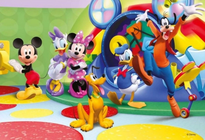 RAVENSBURGER Puzzle Mickey Mouse s přáteli 2x12 dílků