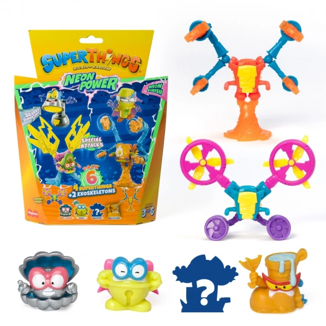 SuperThings NeonPower figurky s exoskelety