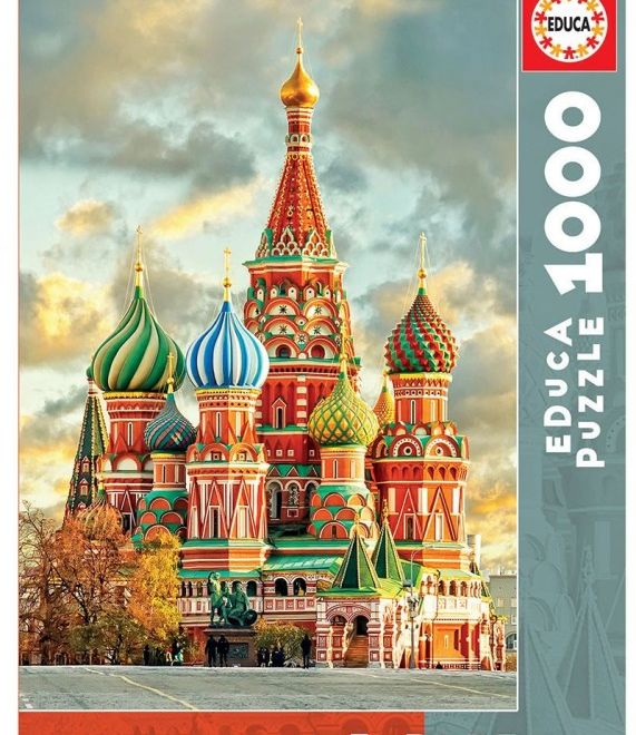 Puzzle 1000 prvků Vasilij Blahoslavený Kostel