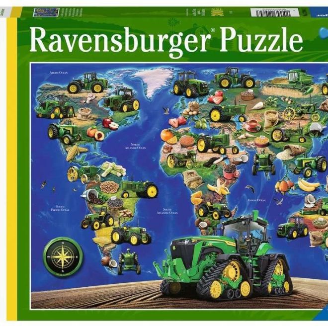 RAVENSBURGER Puzzle Svět John Deere XXL 300 dílků