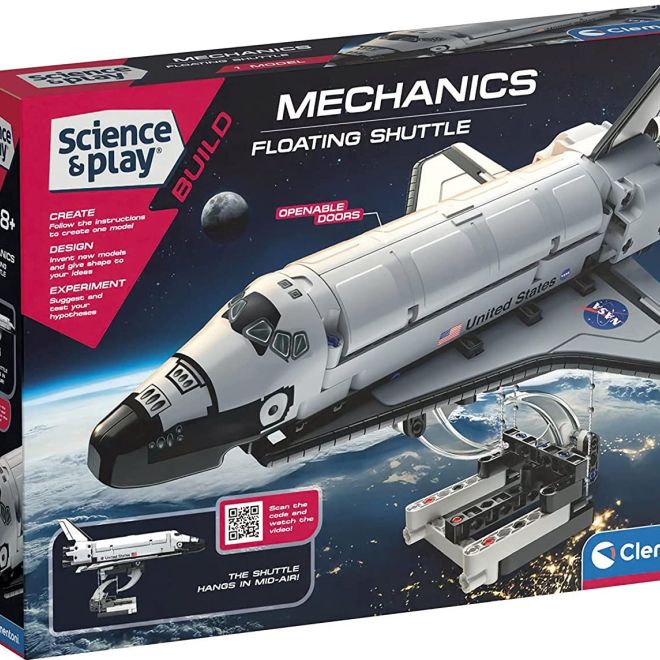 CLEMENTONI Science&Play Mechanická laboratoř NASA Vznášející se raketoplán