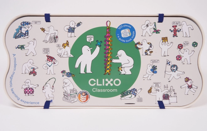 CLIXO Classroom - magnetická stavebnice 100 kusů