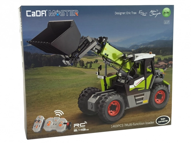 CADA Construction Blocks dálkově ovládaný bagr 1469 Prvky