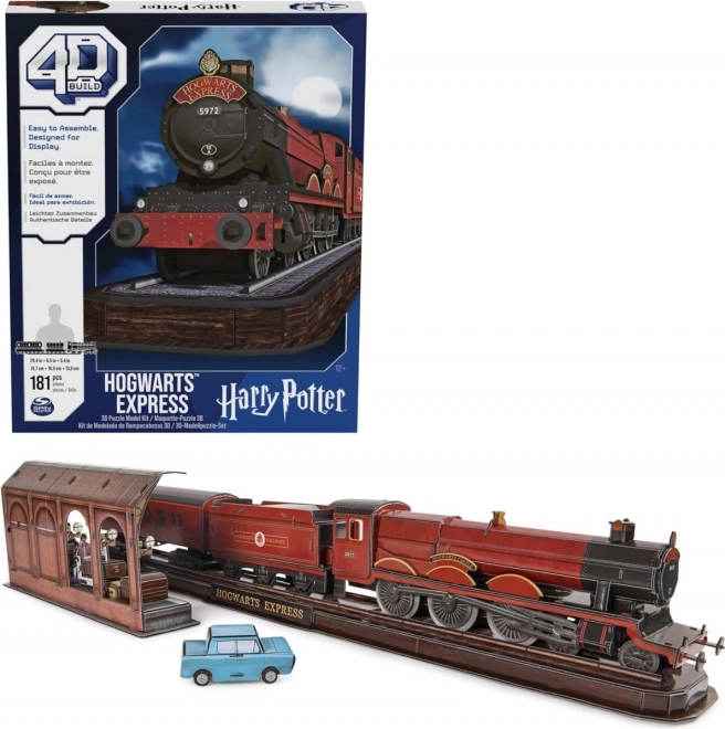 4D BUILD 3D Puzzle Harry Potter: Bradavický Expres 181 dílků