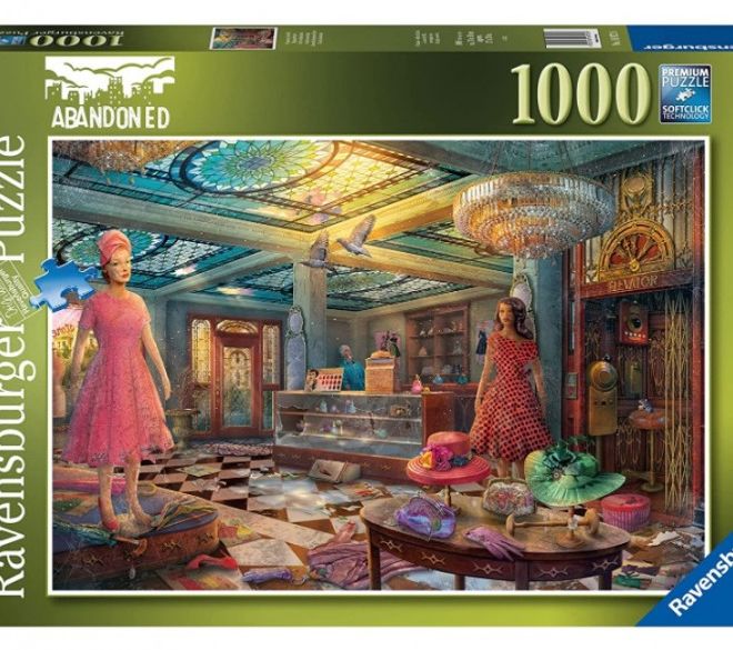 2D puzzle 1000 prvků Opuštěný obchod