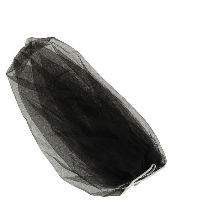 Pružná moskytiéra na kočárek 140 cm černá