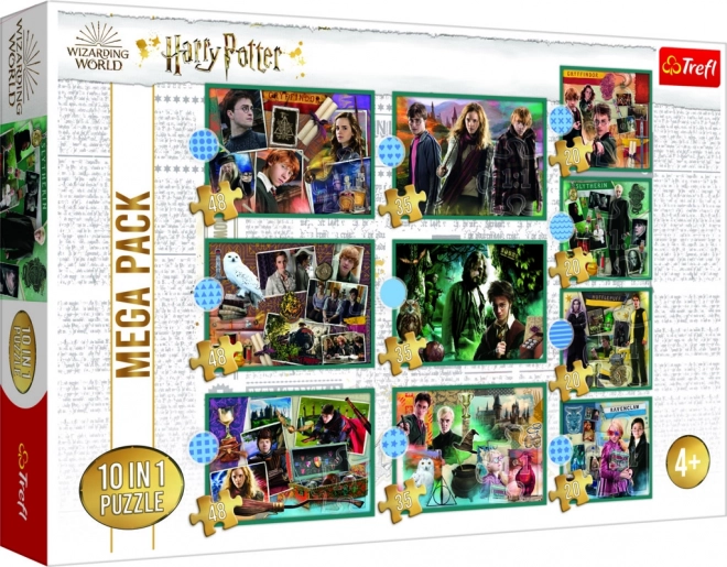 Puzzle Harry Potter - Ve světě Harryho Pottera 10v1