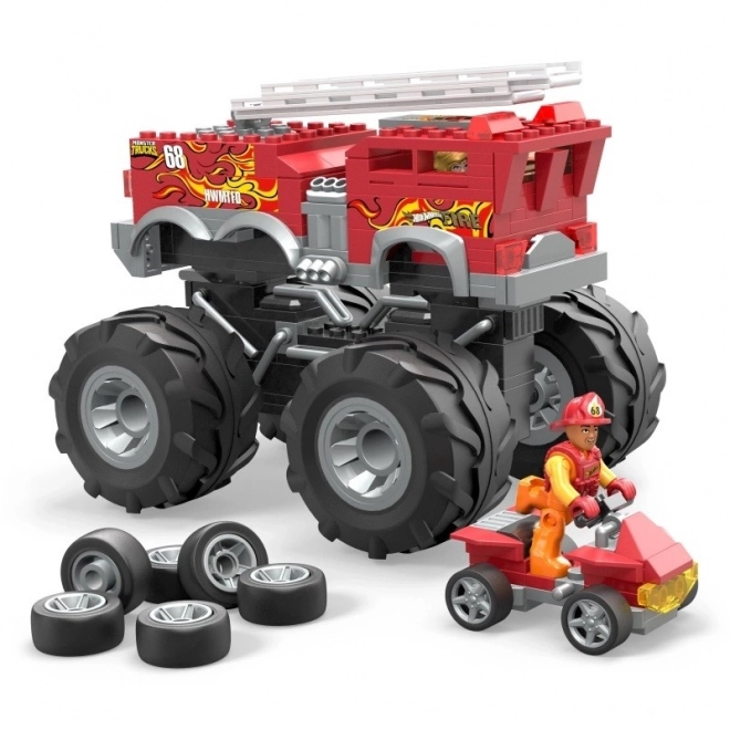 Stavebnice Monster Truck – Hasičské auto