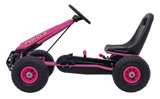 AIR PerHour Pedal Go-Kart – růžový