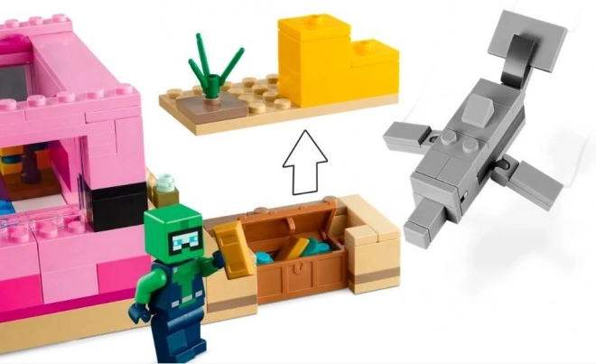 LEGO® Minecraft™ 21247 Domeček axolotlů