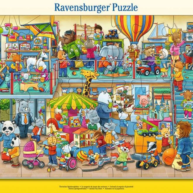 RAVENSBURGER Puzzle Zvířecí hračkářství 35 dílků