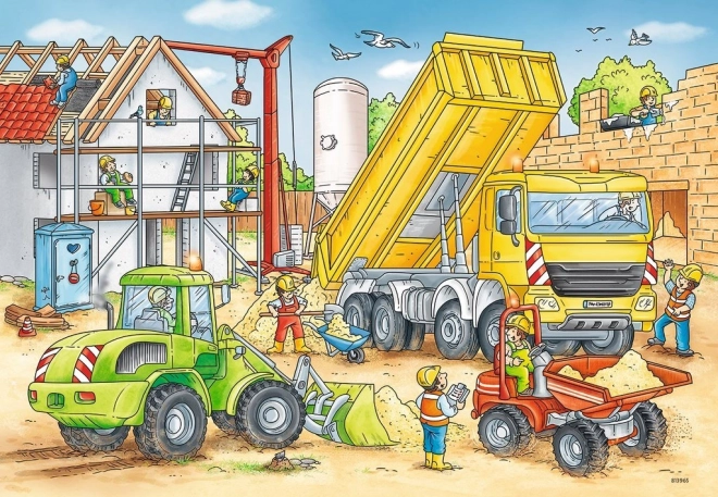 RAVENSBURGER Puzzle Práce na stavbě 2x24 dílků