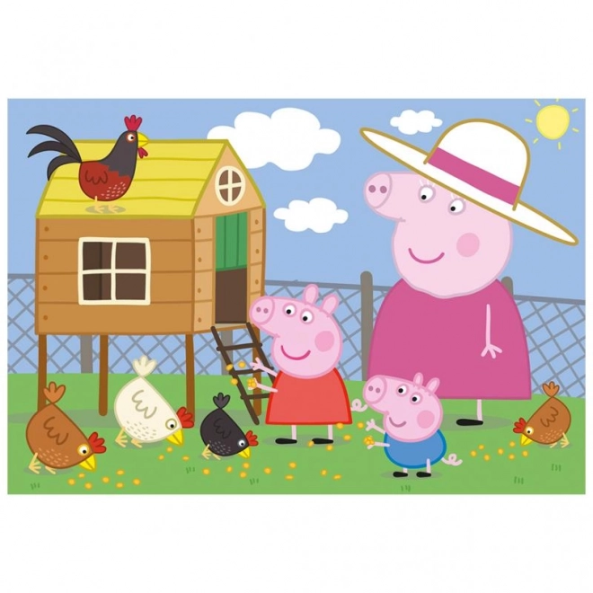 Puzzle Peppa Pig: Slepičky 24 dílků