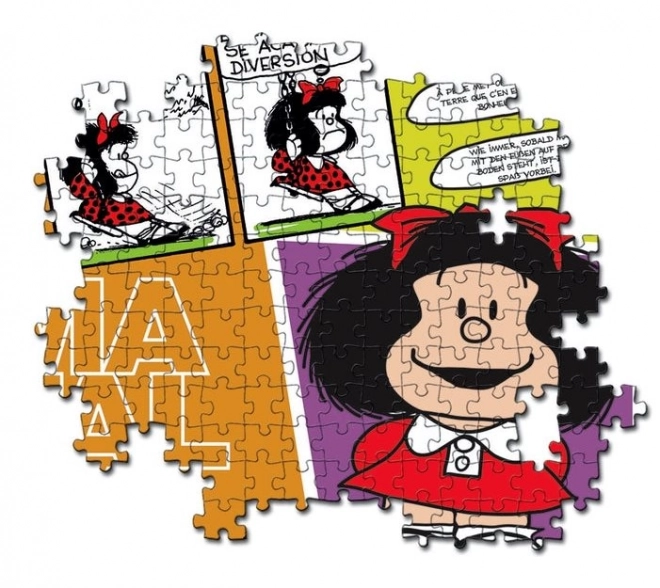 Puzzle Mafalda na houpačce 500 dílků