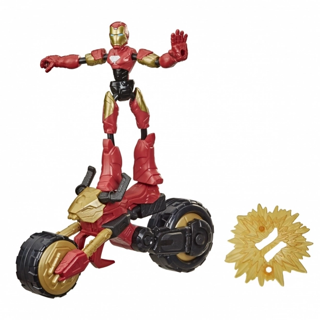 Hasbro ohýbací a flexibilní Iron Man s motorkou z Marvel