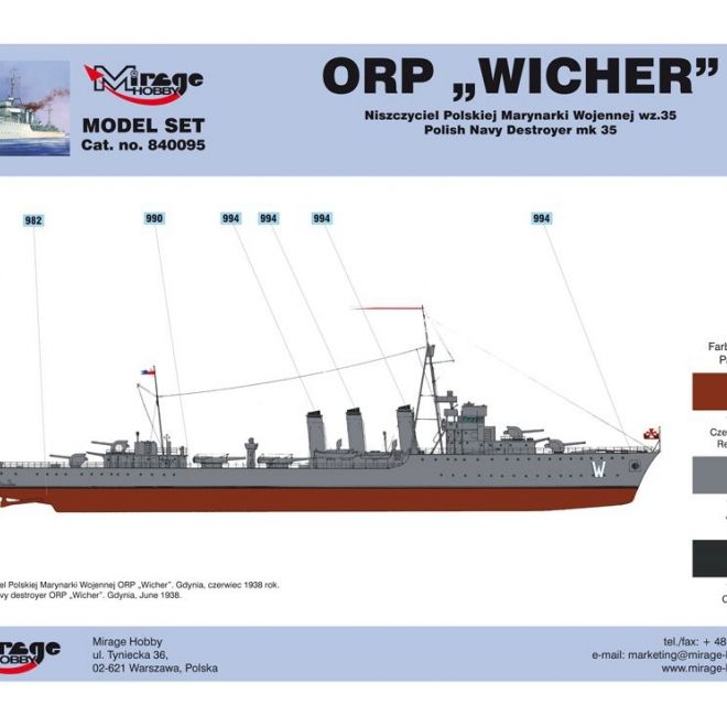ORP 'Wicher' wz.35 [polský torpédoborec z druhé světové války].