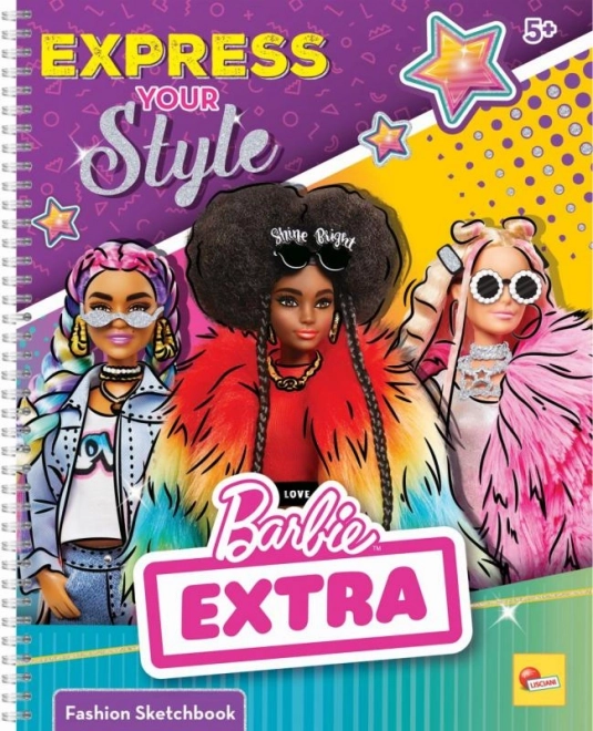 Szkicovník Barbie - Vyjádři svůj styl