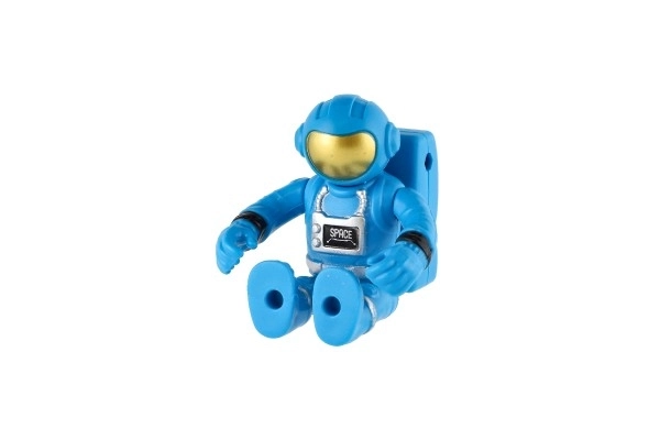 Kosmonaut/astronaut figurka 3ks plast 7cm na kartě 19x17x4cm