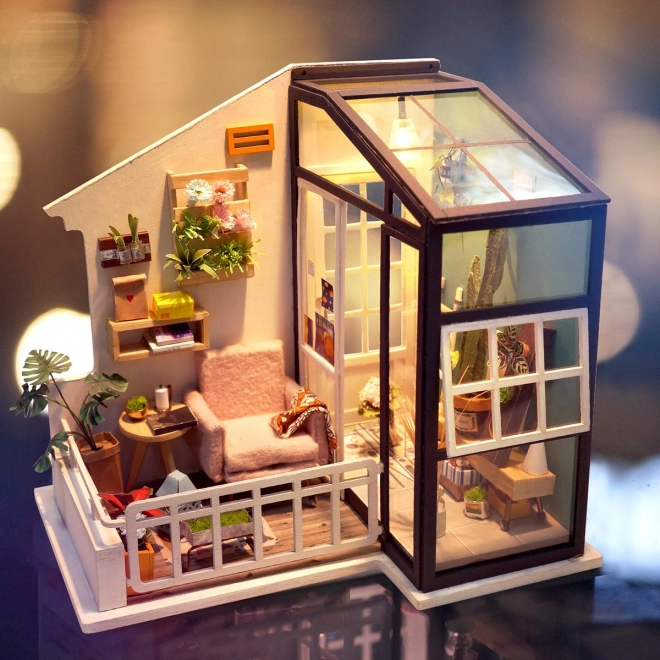 Balkón snů - DIY miniaturní domek