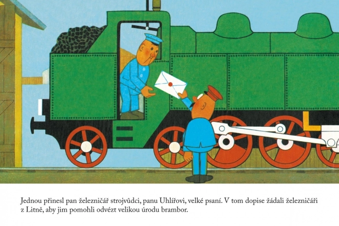 Dětská knížka - Jak jela mašinka pro brambory
