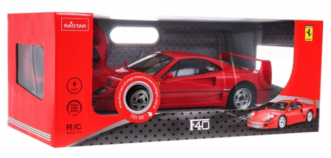 Ferrari F40 RASTAR 1:14 model auta na dálkové ovládání + 2,4 GHz dálkové ovládání